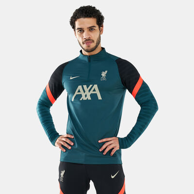 Nike Men's Liverpool F.C. Dri-FIT Strike Dril T-Shirt Green