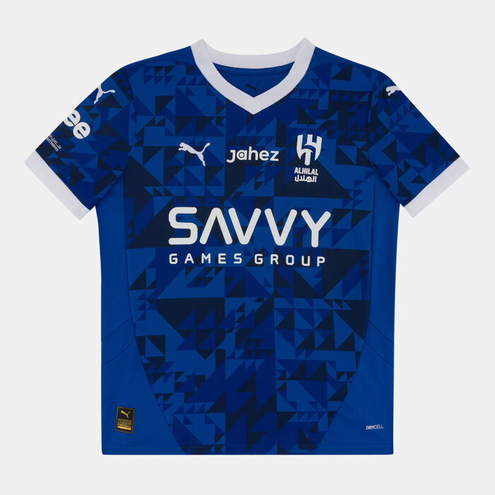 PUMA Kids' Al Hilal 24/25 Home Replica Football Jersey Blue PUMA Kids' Al Hilal 24/25 Home Replica Football Jersey Blue image number 0