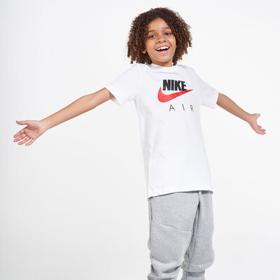Nike Kids' Sportswear Air T-Shirt (Older Kids) White Nike Kids' Sportswear Air T-Shirt (Older Kids) White
