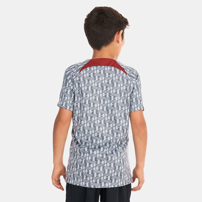 Nike Kids' Liverpool F.C. Dri-FIT Football T-Shirt Black Nike Kids' Liverpool F.C. Dri-FIT Football T-Shirt Black image number 1