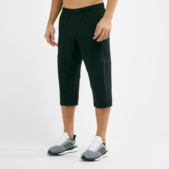 adidas Men's Climacool 3/4 Training Tracksuit Pants Black image number 0