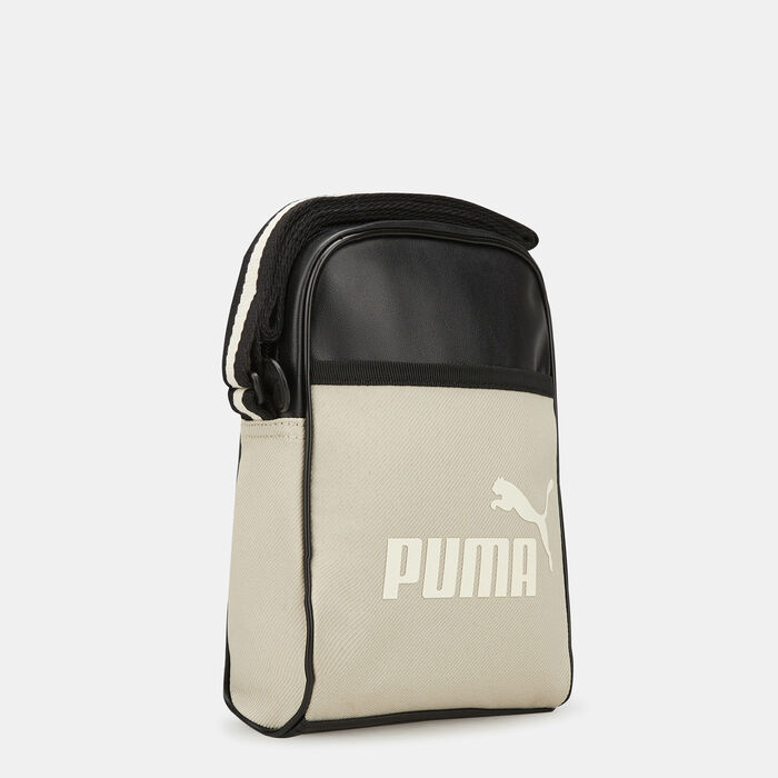PUMA Men's Campus Compact Portable Messenger Bag Grey PUMA Men's Campus Compact Portable Messenger Bag Grey image number 2