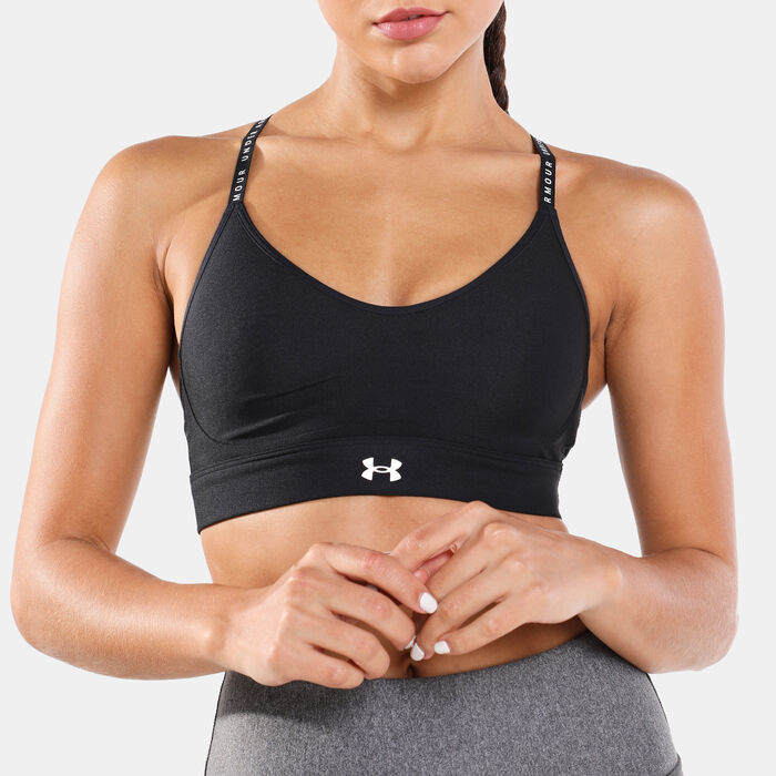 Under Armour Women's Infinity Covered Sports Bra Black image number 3
