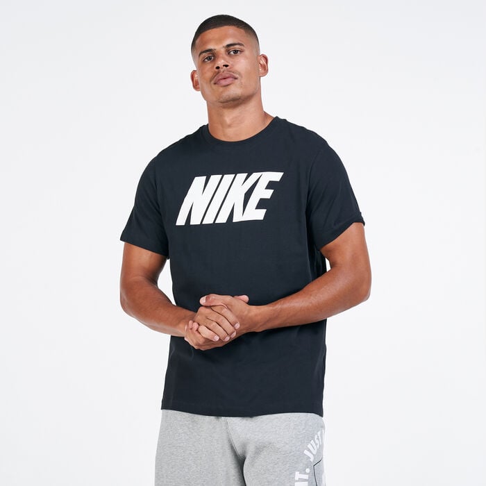 Nike Men's Sportswear Icon Block T-Shirt Black Nike Men's Sportswear Icon Block T-Shirt Black image number 0