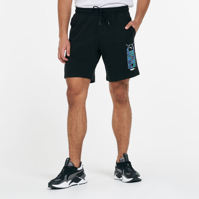 PUMA Men's Classics Babyterry Shorts Black PUMA Men's Classics Babyterry Shorts Black image number 0