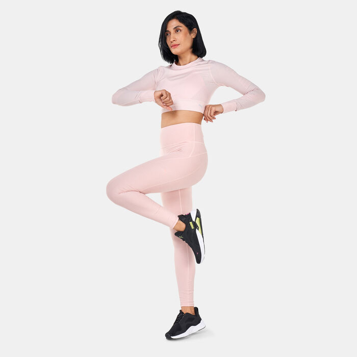 PUMA Women's Studio Yogini Luxe High Waist 7/8 Leggings Multi image number 2