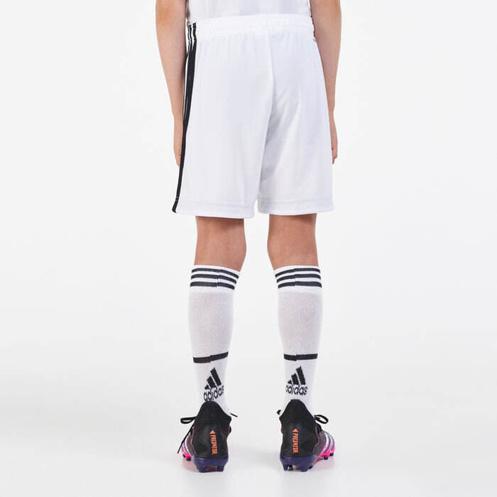 adidas Kids' Juventus Home Stadium Shorts - 2021/22 White adidas Kids' Juventus Home Stadium Shorts - 2021/22 White image number 1