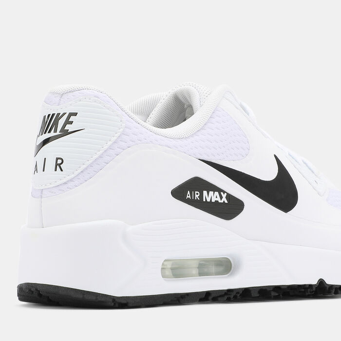Nike Golf Men's Air Max 90 Golf Shoes White Nike Golf Men's Air Max 90 Golf Shoes White image number 4