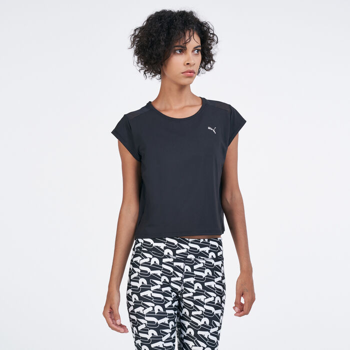 PUMA Women's UNTMD T-Shirt Black PUMA Women's UNTMD T-Shirt Black image number 0