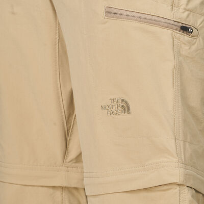 The North Face Exploration Convertible Pants Beige The North Face Exploration Convertible Pants Beige