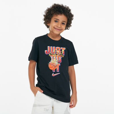 Nike Kids' Sportswear Just Do It T-Shirt Black Nike Kids' Sportswear Just Do It T-Shirt Black