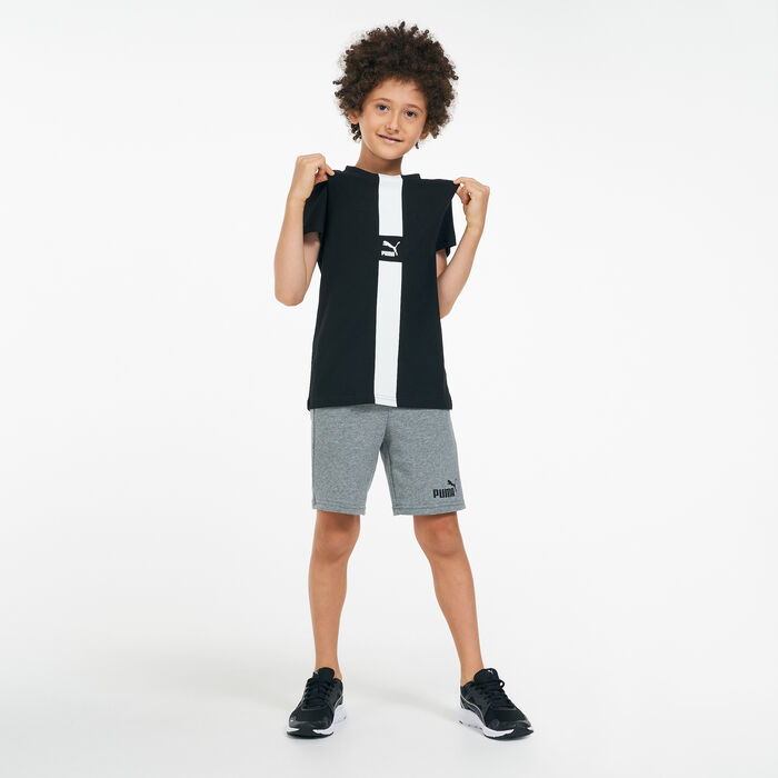 PUMA Kids' Essential Sweat Shorts Grey PUMA Kids' Essential Sweat Shorts Grey image number 2