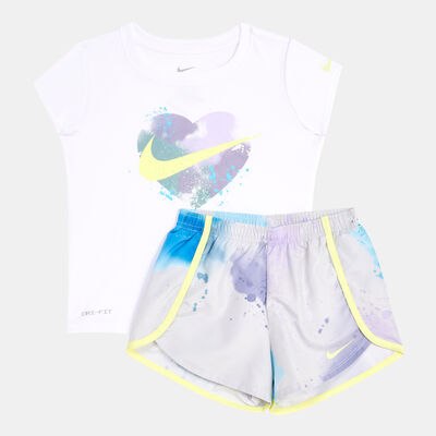 Nike Kids' Just DIY It Dri-FIT Sprinter T-Shirt and Shorts Set (Younger Kids) Grey Nike Kids' Just DIY It Dri-FIT Sprinter T-Shirt and Shorts Set (Younger Kids) Grey