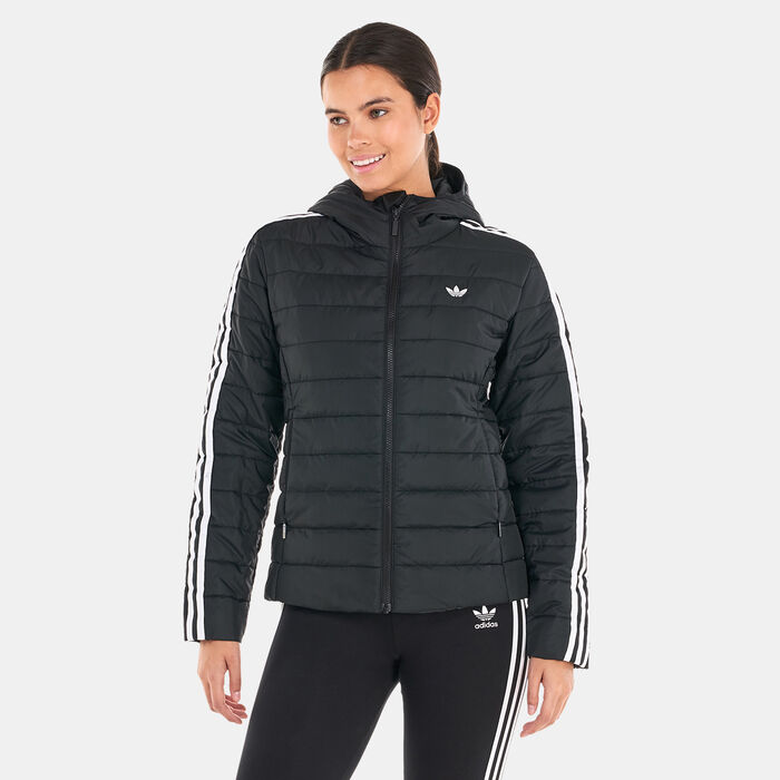 adidas Originals Women's Hooded Premium Slim Jacket Black image number 0