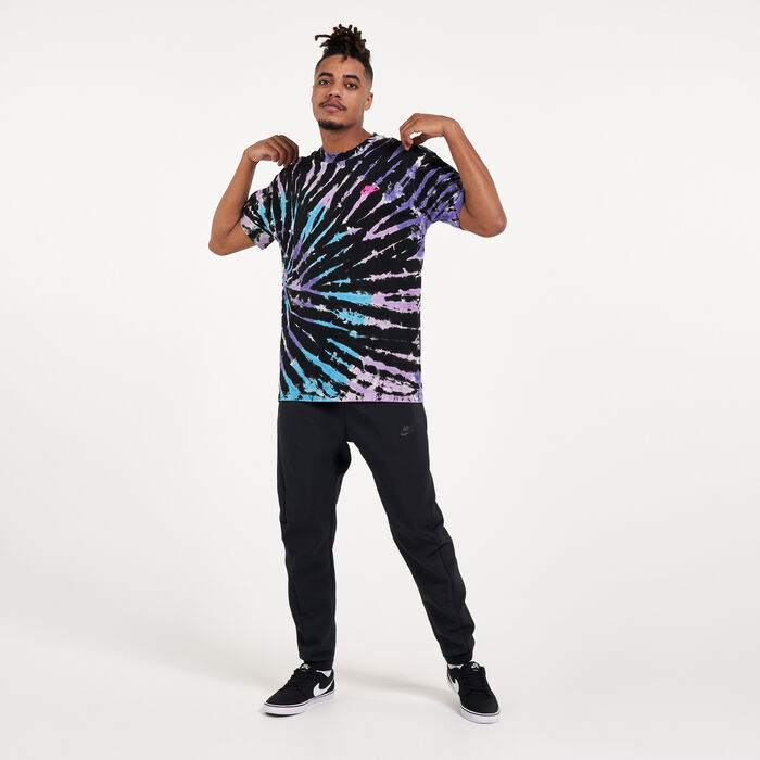 Nike Men's Sportswear Tie-Dye T-Shirt Black Nike Men's Sportswear Tie-Dye T-Shirt Black image number 2