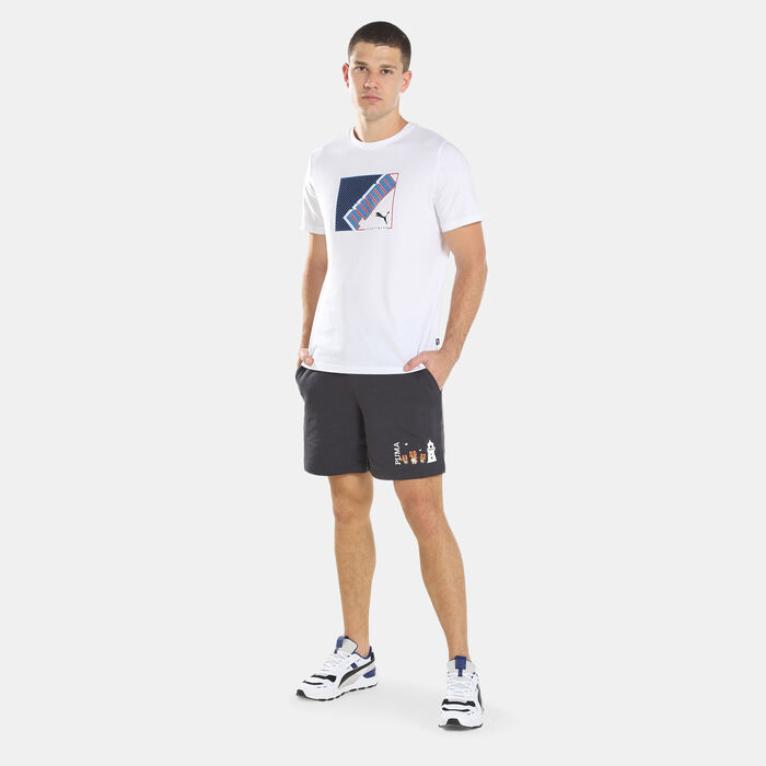 PUMA Men's Flock T-Shirt White PUMA Men's Flock T-Shirt White image number 2