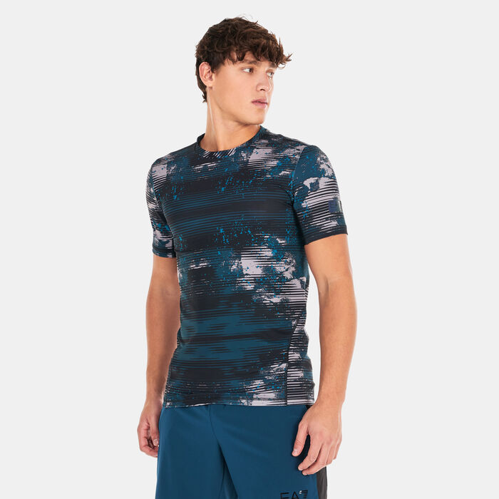 EA7 Emporio Armani Men's Vigor7 T-Shirt Black EA7 Emporio Armani Men's Vigor7 T-Shirt Black image number 0
