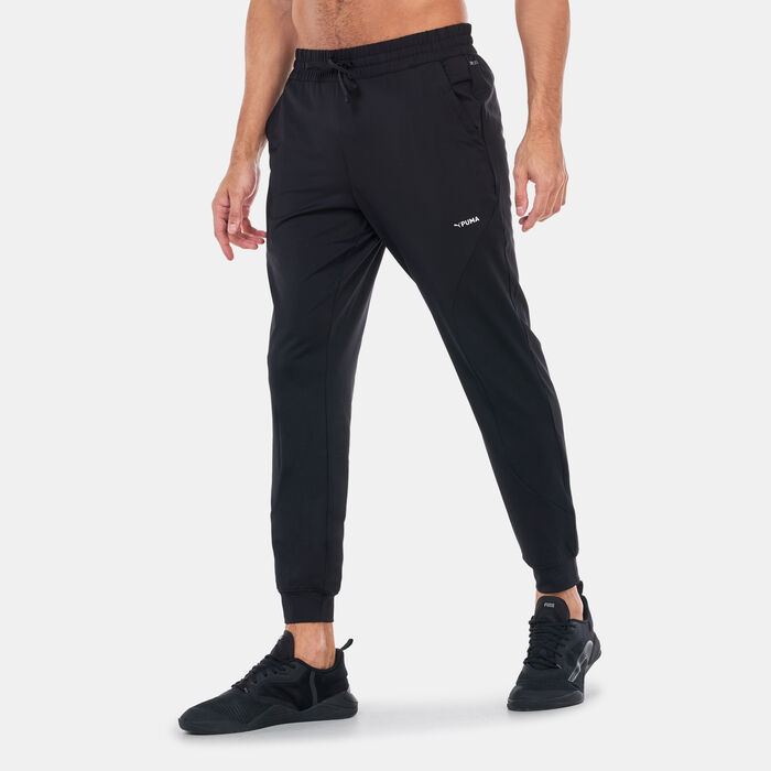 PUMA Men's FIT Polyspan Running Joggers Black image number 0