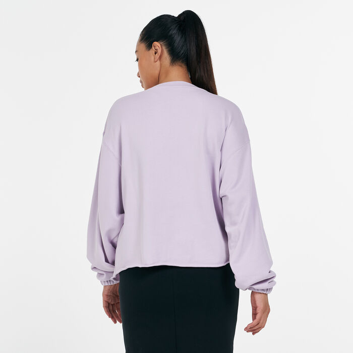 Nike Women's Sportswear Icon Clash Top Purple Nike Women's Sportswear Icon Clash Top Purple image number 1