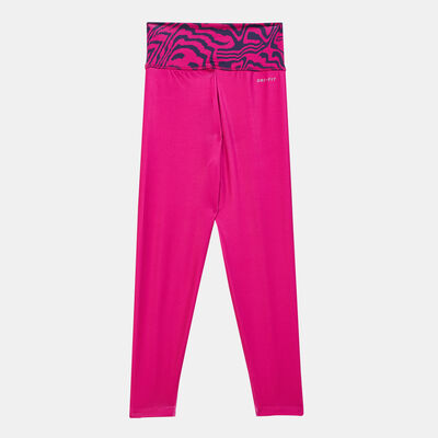 Nike Kids' Electric Zebra Leggings Pink Nike Kids' Electric Zebra Leggings Pink
