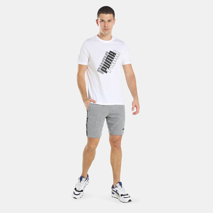 PUMA Men's Power Logo T-Shirt White PUMA Men's Power Logo T-Shirt White image number 2