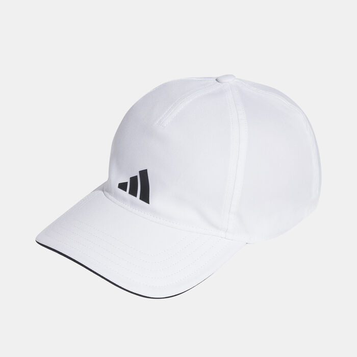 adidas AEROREADY Running Baseball Cap White adidas AEROREADY Running Baseball Cap White image number 0