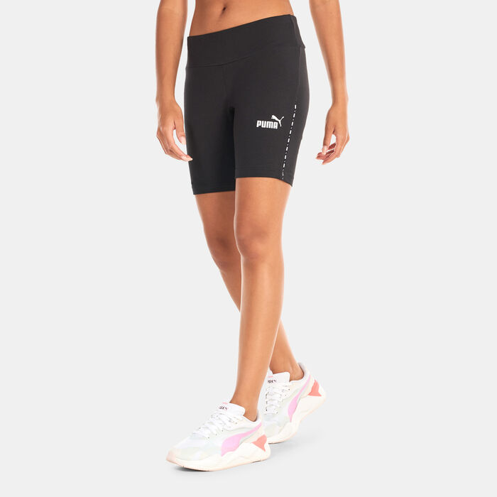 PUMA Women's POWER Short Leggings Black PUMA Women's POWER Short Leggings Black image number 0