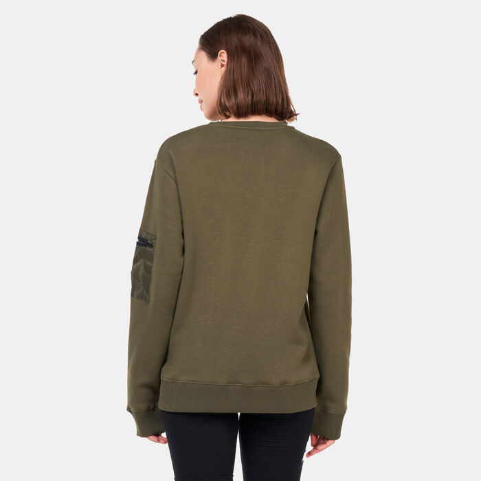 ellesse Women's Colline Sweatshirt Brown ellesse Women's Colline Sweatshirt Brown image number 1