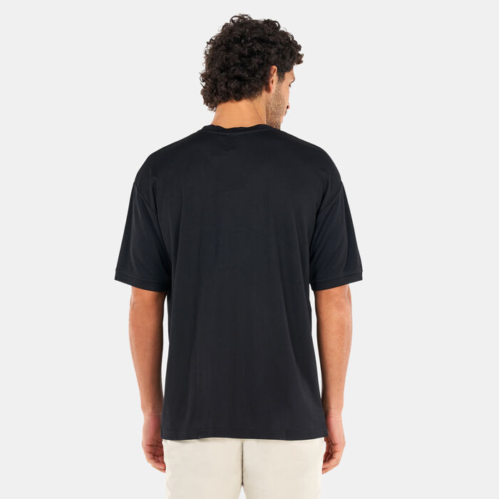 New Era Men's NBA Chicago Bulls Mesh T-Shirt Black New Era Men's NBA Chicago Bulls Mesh T-Shirt Black image number 1