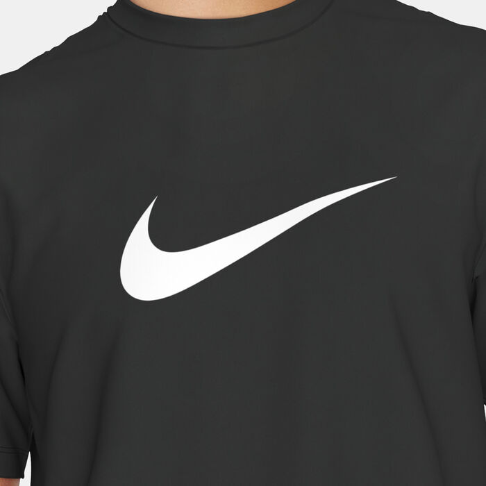 Nike Swim Men's Swim Better Icon Hydro Rashguard Black image number 3