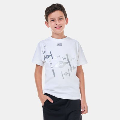 adidas Kids' Star Wars Z.N.E T-Shirt White adidas Kids' Star Wars Z.N.E T-Shirt White