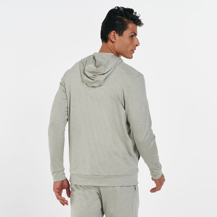 Nike Men's Dri-FIT Hyperdry Yoga Hoodie Grey Nike Men's Dri-FIT Hyperdry Yoga Hoodie Grey image number 1