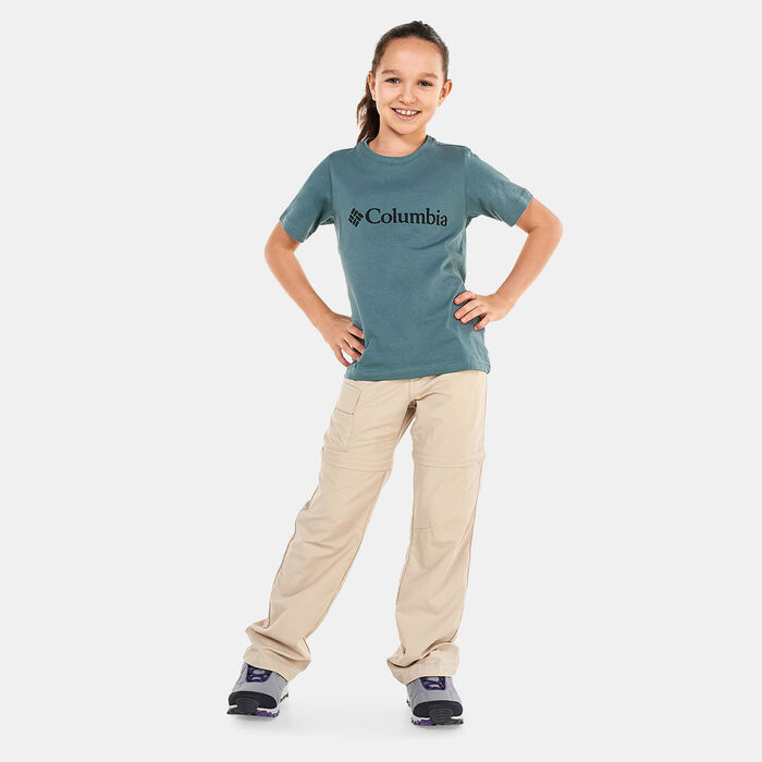 Columbia Kids' Basin Ridge™ Graphic T-Shirt Green image number 2