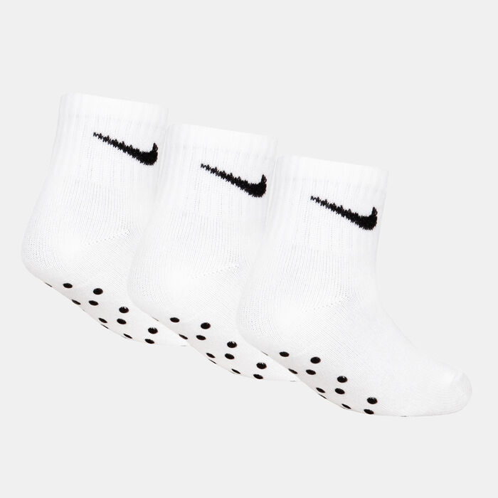 Nike Kids' No-Slip Gripper Ankle Socks (3 Pack) Multi Nike Kids' No-Slip Gripper Ankle Socks (3 Pack) Multi image number 1