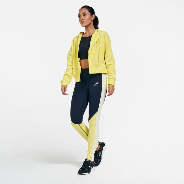 New Balance Women's Essentials Field Day Hoodie yellow New Balance Women's Essentials Field Day Hoodie yellow image number 2