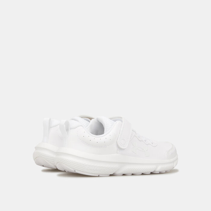 Under Armour Kids' UA Assert 10 AC Uniform Synthetic Running Shoe (Younder Kids) White Under Armour Kids' UA Assert 10 AC Uniform Synthetic Running Shoe (Younder Kids) White image number 3