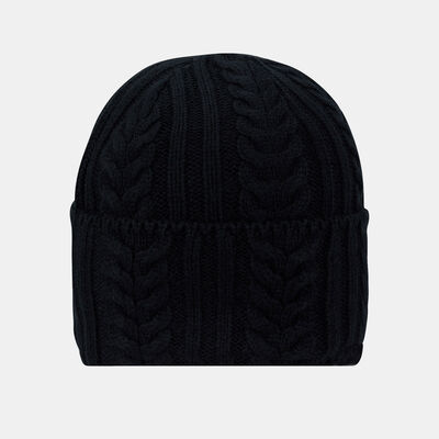 Timberland Women's Prescott Park Cabled Beanie Black