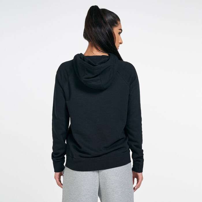 Nike Women's Sportswear Essential Pullover Hoodie Black Nike Women's Sportswear Essential Pullover Hoodie Black image number 1