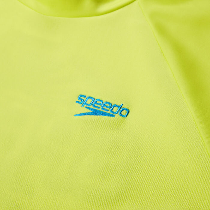 Speedo Kids' Printed Swimming Rashguard yellow Speedo Kids' Printed Swimming Rashguard yellow image number 2