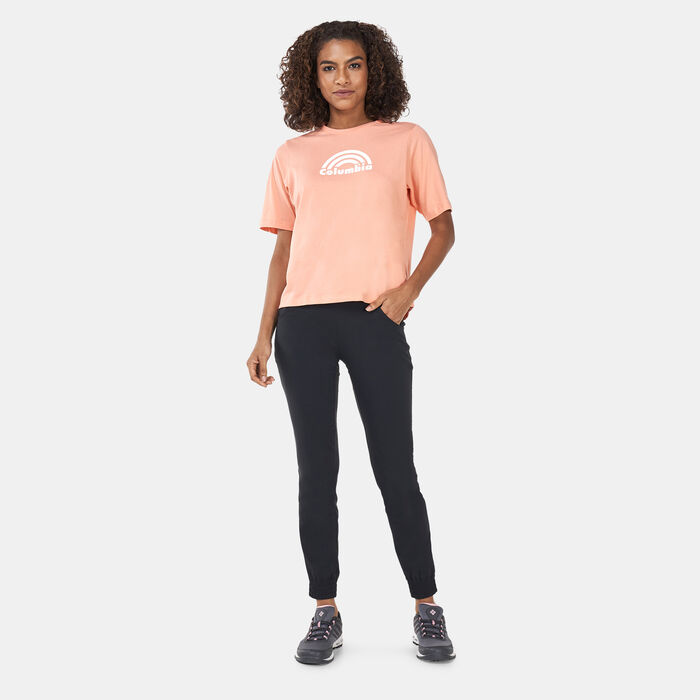 Columbia Women's North Cascades™ Relaxed T-Shirt Pink Columbia Women's North Cascades™ Relaxed T-Shirt Pink image number 2