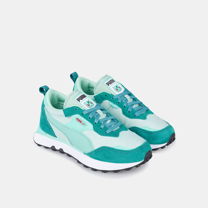 PUMA Kids' x POKÉMON Rider FV Bulbasaur Shoe Green PUMA Kids' x POKÉMON Rider FV Bulbasaur Shoe Green image number 2