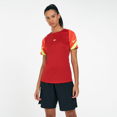 Nike Women's Dri-FIT Strike Soccer T-Shirt Red
