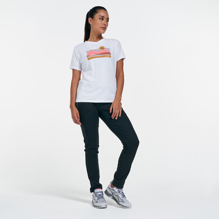 Columbia Women's Sun Trek™Graphic T-Shirt White Columbia Women's Sun Trek™Graphic T-Shirt White image number 2