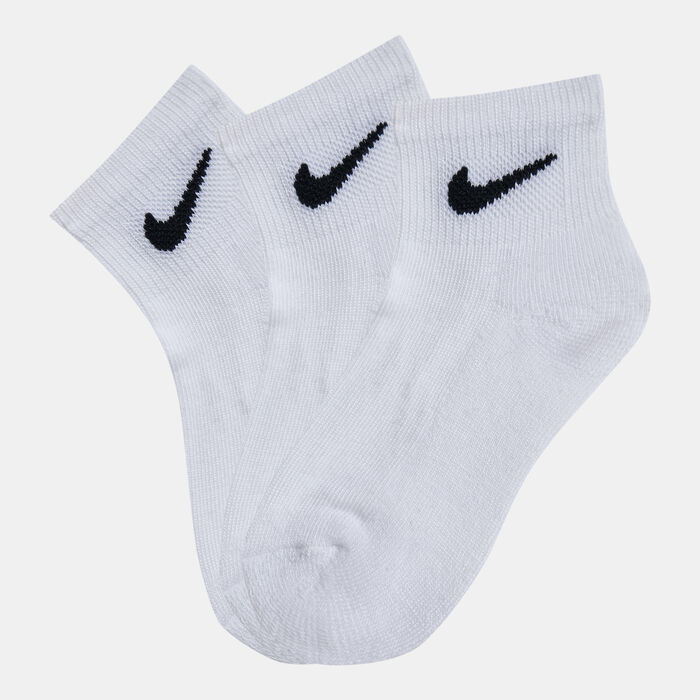 Nike Kids' NHN Basic Quarter Socks (3 Pack) White Nike Kids' NHN Basic Quarter Socks (3 Pack) White image number 0