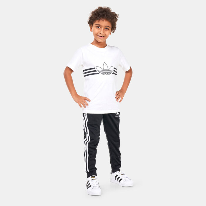 adidas Originals Kids' Adicolor SST Track Pants Black adidas Originals Kids' Adicolor SST Track Pants Black image number 2