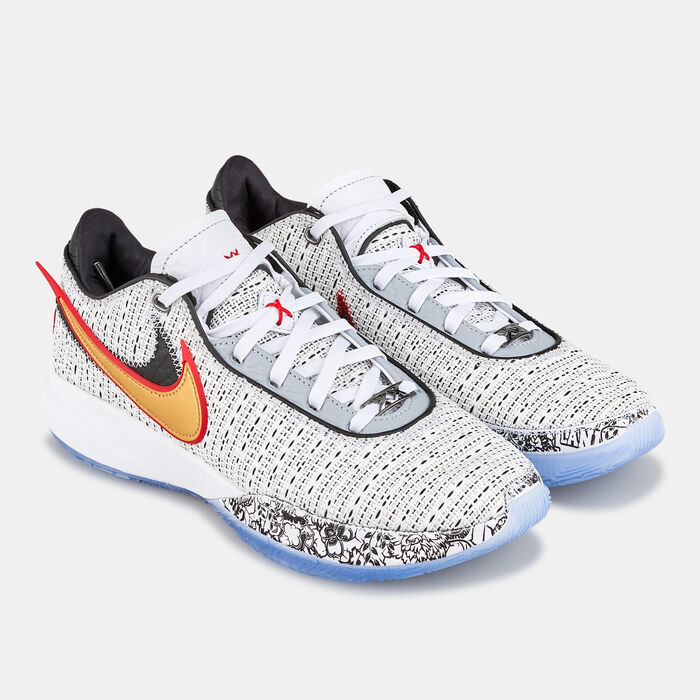 Nike Men's LeBron XX Shoe White image number 2