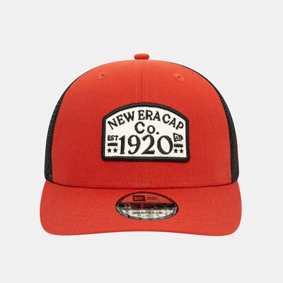 New Era Men's Patch Copper 9FIFTY Trucker Cap Orange