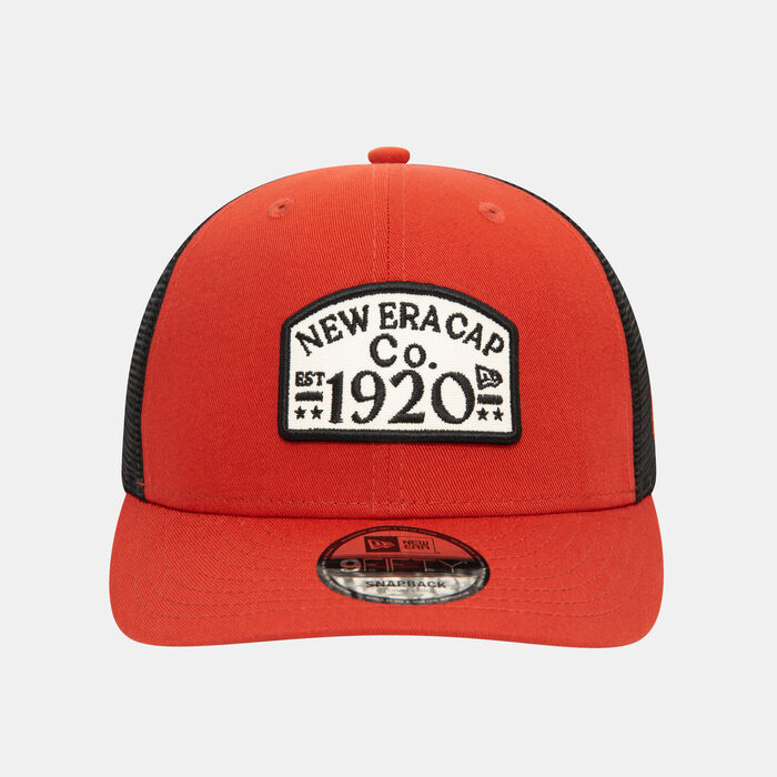 New Era Men's Patch Copper 9FIFTY Trucker Cap Orange New Era Men's Patch Copper 9FIFTY Trucker Cap Orange image number 0