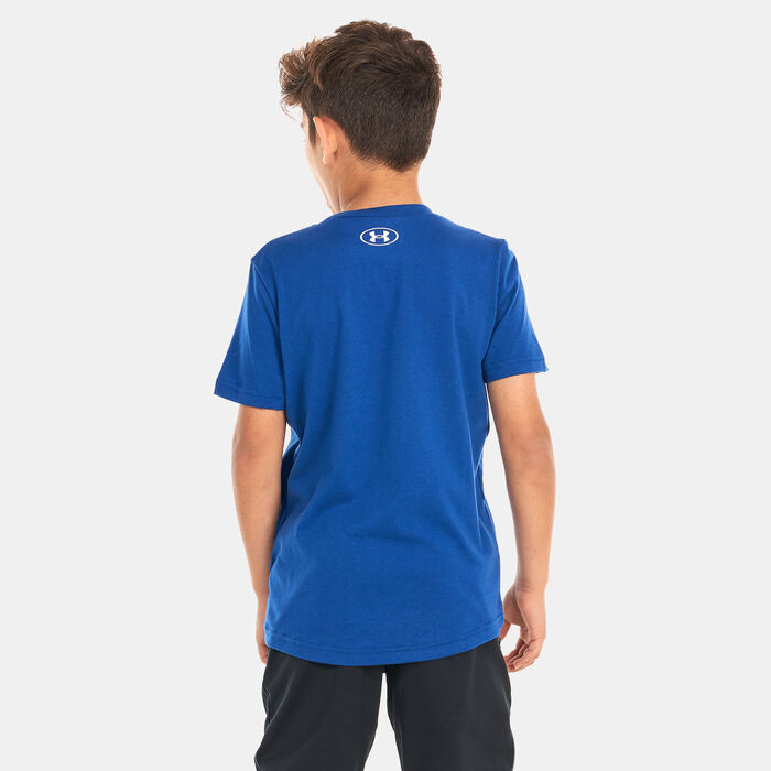 Under Armour Kids' Sportstyle Logo Training T-Shirt Blue Under Armour Kids' Sportstyle Logo Training T-Shirt Blue image number 1