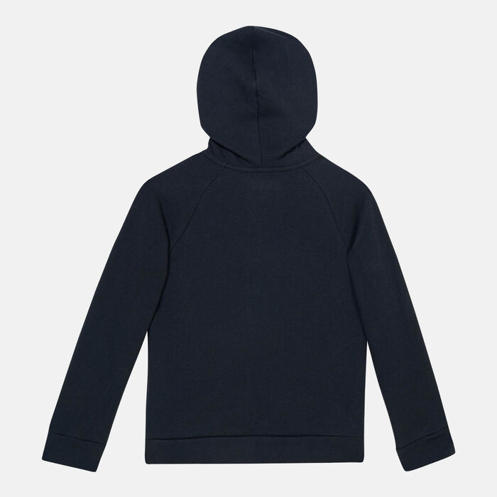 Under Armour Kids' Rival Fleece Hoodie Black image number 1